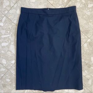 Ann Taylor Navy Blue Work Skirt